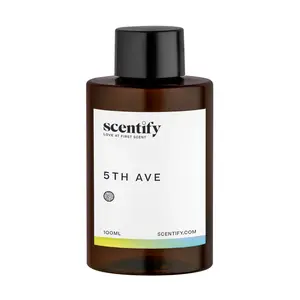 Scentify 5th Ave Aroma Oil Refill Scent for Oil Diffusers - Bergamot, Floral, Gardenia Scents - Luxurious Relaxing Aromatherapy Diffuser Fragrance