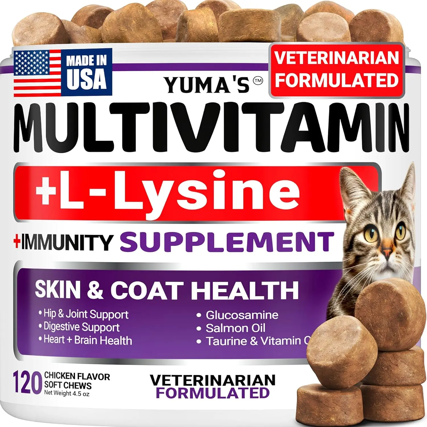 Hemp Hip & Joint Supplement for Dogs, 170 Soft Chews with Glucosamine, Chondroitin, Hemp Oil & MSM - Mobility & Flexibility Support, Pain Relief - Advanced Care - Made in USA