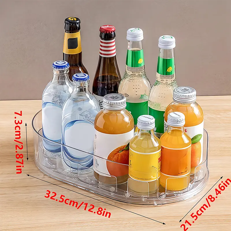 Rotating beverage rack transparent color