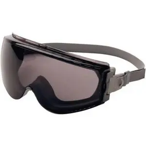 UVEX Over-the-Glass Work Safety Goggles - Universal Size, Gray Polycarbonate Lens, Gray Indirect Vent Frame, Model S3961HS