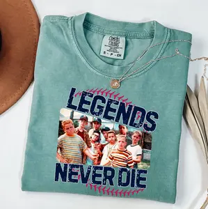 1990s Sandlot Legends Never Die Shirt Retro Baseball Shirt Shirt