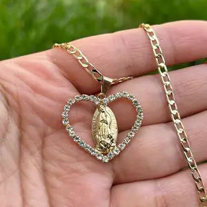 Gold plated chain with pendant 24”