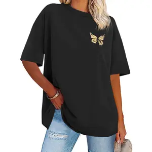Womens Tshirt Graphic Tees Crew Neck Summer Short Sleeve Loose Fit Tops