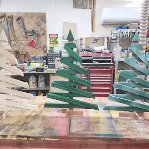 Christmas Tree - Simple Wooden Structure as Described
