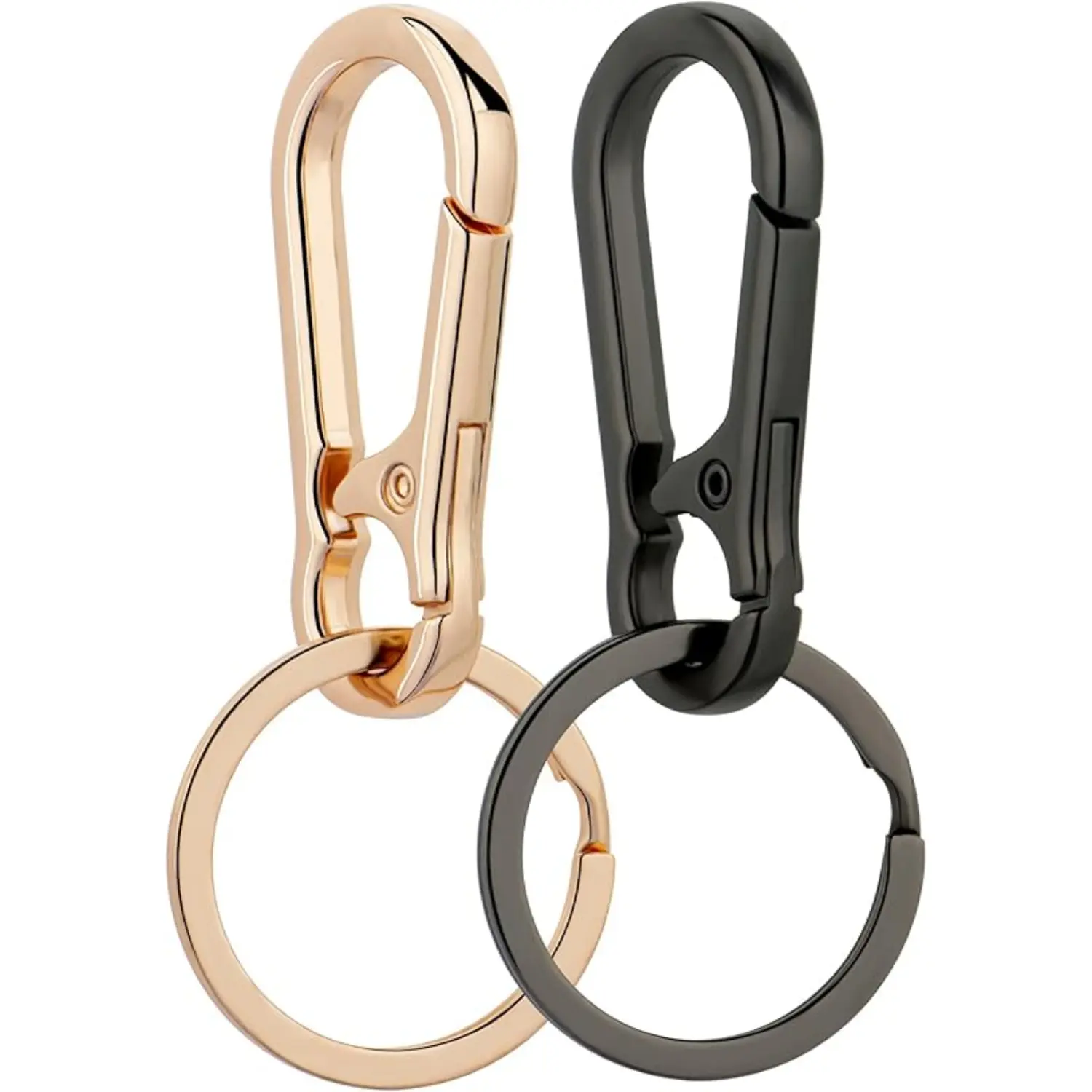 Metal Keychain Key Ring Clip Holder, Durable Key Organizer for Home and Car Keys, Compact Key Finder Accessory for Men and Women, Heavy Duty Keychain Ring for Everyday Carry and Key Management