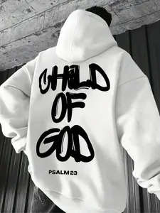 God Son Graphic Hoodie, Soft Comfortable Home Casual Wear, Faith Street Style, Perfect for Relaxing at Home and City Outings