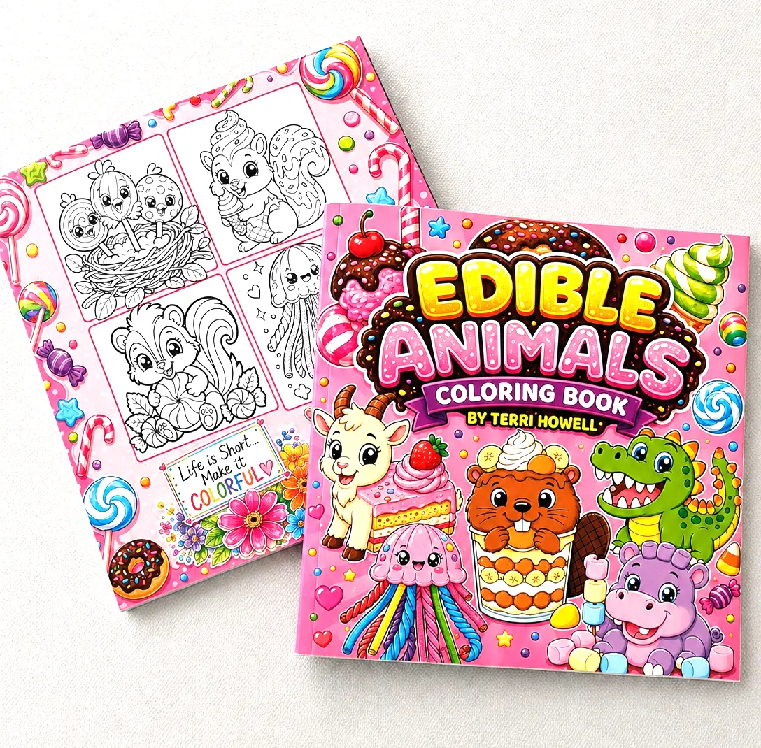 Coloring Book: Edible Animals