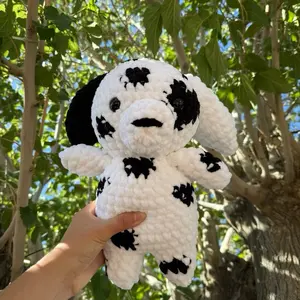 Jumbo Dalmatian Dog Crochet Plush