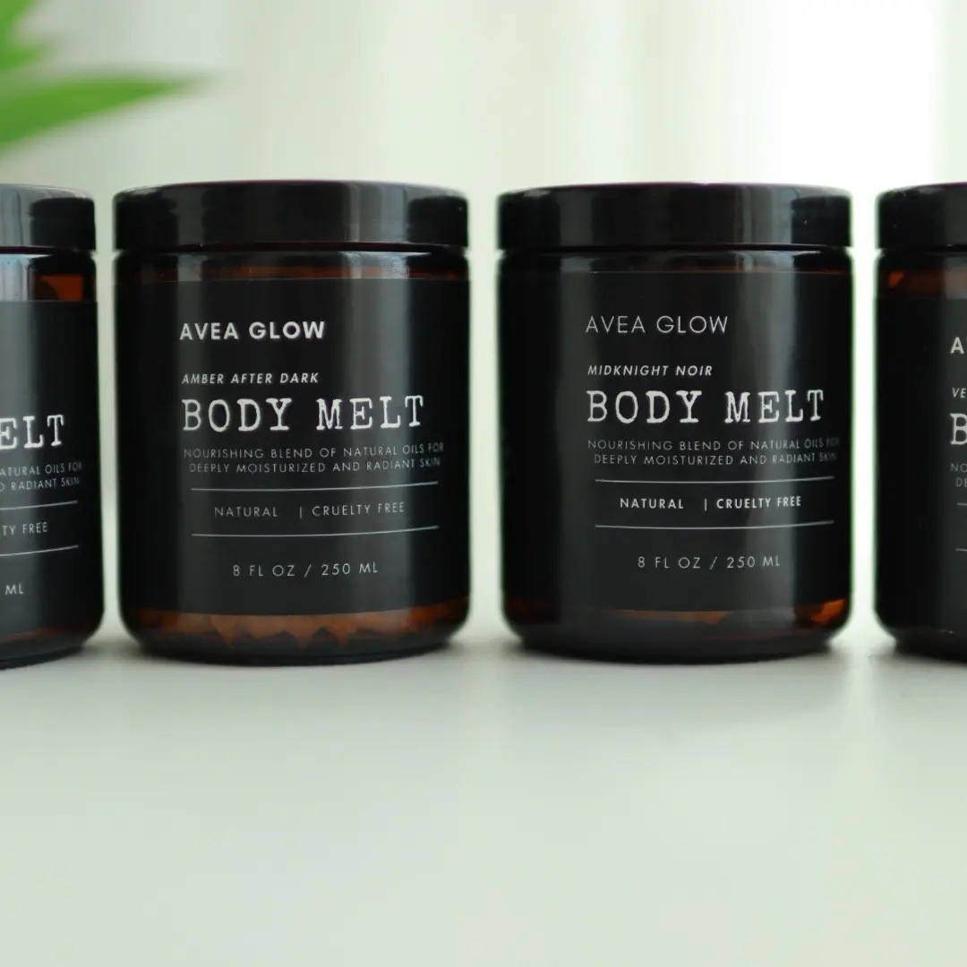 Avea Glow Body Melt - Luxurious moisturizer for natural radiant skin.