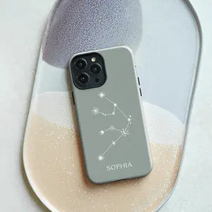 Personalised Zodiac Constellation Phone Case: Protective iPhone & Galaxy Case