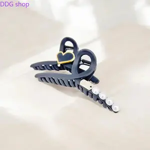 Large Hair Claw Clips for Thick Hair, Set of 3 Durable Plastic Clips for Women & Girls, Stylish Everyday Hair Accessories for Long Hair