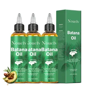 NOUELV 100% Pure Batana Oil – Hair Growth Treatment for Frizz Control, Split Ends & Volume Boost, Natural Styling Oil for All Hair Types- 4fl.oz/118ml