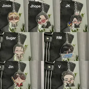 [Keychain] BTanS Chibi Members 2.0 Acrylic Keychain, 2026 world Tour Gift for Fan, K-pop Charm, SIDED Keychain, K-pop Charm, Concert Outfit, Concert Gift for Army
