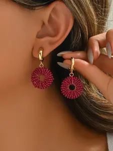 Boho Vintage Handmade Beaded Drop Earrings, Elegant Wedding Jewelry for Women, Perfect Gift for Valentine's Day, Mother's Day, Anniversary