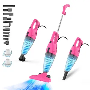 [Memorial Day Sale!] INTERCLEANER 1701 11-in-1 Stick Vacuum Cleaner, Ultra-Lightweight Bagless Upright & Handheld Vacuum, Powerful Suction Vacuum for Pet Owners, Moms & Small Apartments, Pet Hair, Hardwood Floors, Carpet & Car Cleaning | Mid-Year Deals
