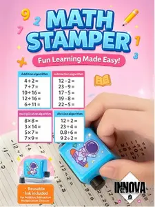 [BACK TO SCHOOL], Math Stamper, Digital teaching stamps for addition, subtraction, multiplication, division and filler, Math practice question, School stamp, Homeschool supplies.