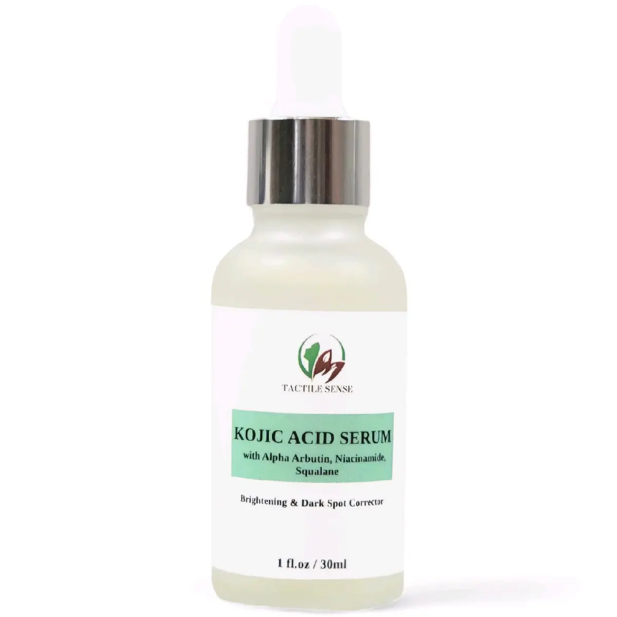 Kojic Acid Face Serum with Alpha Arbutin, Niacinamide, Squalane; Natural, Herbal; Brightening & Dark Spot Corrector; 1 fl. oz. / 30ml Skincare Acne Radiant Skin Repair Facial Firming Hydrating Nourishing Tightening