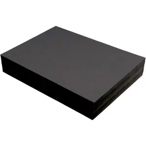 Black Cut  Embroidery Stabilizer 10"x12" 100 Precut Sheets,  2.5oz Medium Weight Cut  Stabilizer for Embroidery Backing for Machine Embroidery and Hand Sewing - Fits 5"x7" Hoops