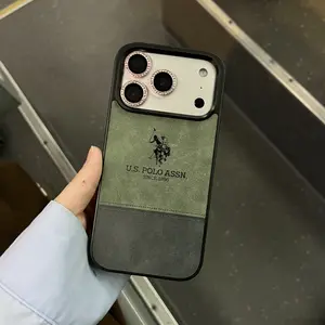 Premium eco-friendly leather shock-resistant phone case for iPhone 17, 16, 15, 14, and 13—the perfect gift for both men and women, 2026 new model