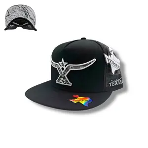 TexHorn Hat - Black Southwest Longhorn TexHorn Hat - Black Southwest Longhorn
