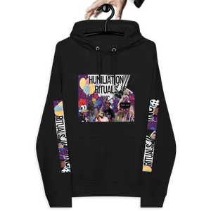 Unisex Humiliation Rituals Inc. Eco Raglan Hoodie Comfy Cotton Fit Outfit Fashion Oversized