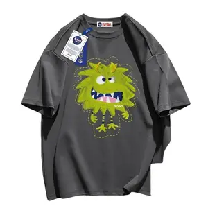 Minimalist Heavyweight Cotton Tee – Oversized Japanese Aesthetic Streetwear