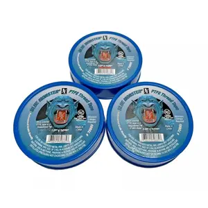 70885 Blue  1/2 Inch x 1429 Inch Blue Teflon Tape (3 Pack)