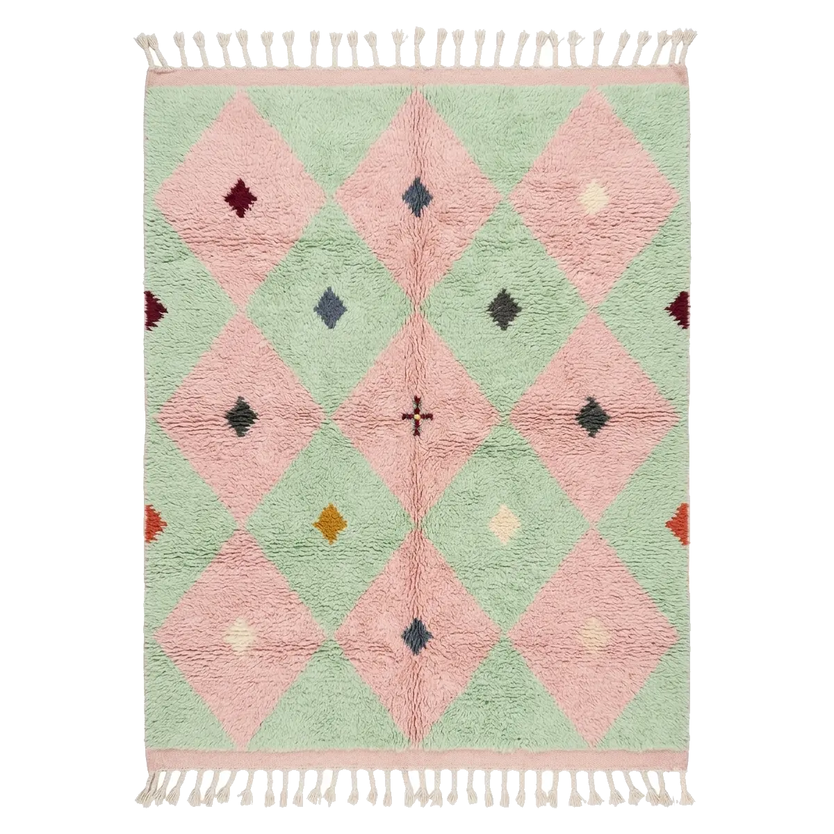 The Painted Diamond Moroccan Shag Rug