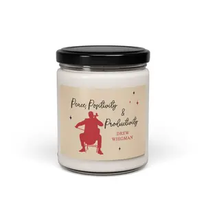 Peace, Positivity, & Productivity Design 2 Scented Soy Candle
