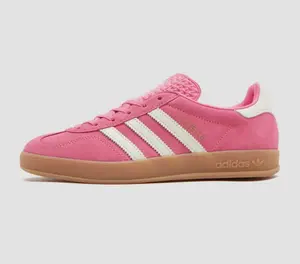 Adidas Gazelle Indoor Women Pink White | JR1356 | gazelle | women's sneaker | pink | white | retro | casual | vintage | unisex | streetwear | low top | Comfortable Sneakers | Trending Shoes 2026 | Fashion Sneakers | Everyday Shoes | Classic Footwear | Str