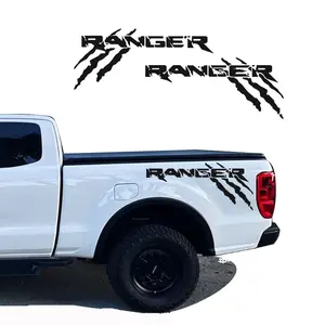 2Pcs Truck Bed Side Vinyl Claw Graphics Car Decal Stickers for Ford Ranger