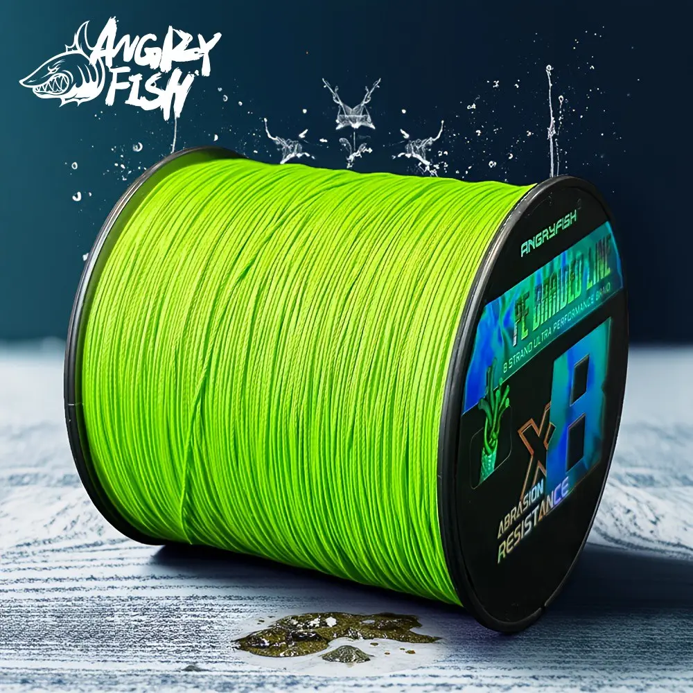 Angryfish 8 Strand Pe Braided Fishing Line, Anti-Slip Wear Resistant, 300m/328yds, 15lb-50lb Strength, Multiple Colors Available - TikTok Shop Angryfish 8 Strand Pe Braided Fishing Line, Anti-Slip Wear Resistant, 300m/328yds, 15lb-50lb Strength, Multiple Colors Available - TikTok Shop