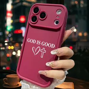 God Is Good Case for iPhone 17 Air 16 16e 15 14 13 12 11 Pro Max Plus XS X Pocket-Friendly Shockproof Silicone Protective Softcase Perfect Fit Smartphone Cellphone