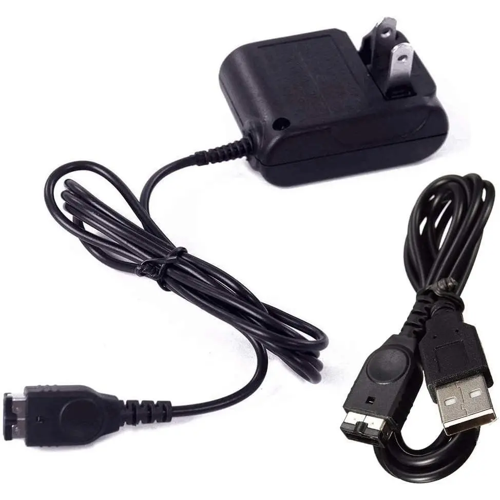 GBA SP Charger Kit - 1*Charger, Copper USB Cable, AC Adapter Supply for Nintendo Game Boy Advance SP & DS Consoles, Gaming Console Accessories, Console Accessory, Plastic