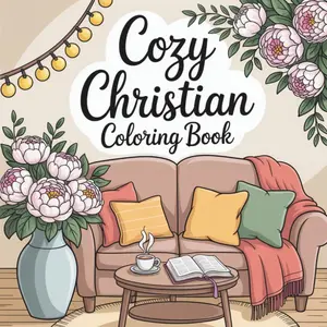 Cozy Christian Coloring Book: Bible Verse Devotional for Teens and Adults with Bold & Easy Designs