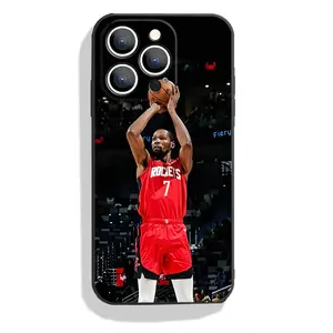 Durant Phone Case Black IPhone 17 16 15 14 13 12 11 Pro Max Plus Air Soft Silicone TPU Shockproof Anti Drop Protector Anti-Fall Cases Shell Basketball