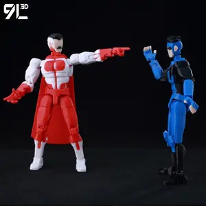 9L3D Multi-Joint Articulated Figure T13 Dummy13 Lucky13 Invincible OmniMan Collectible Model Kit Pre-Assembled Gift Statue Toys