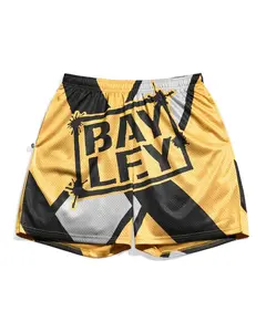 WWE Bayley Mesh Shorts Men Women Streetwear Basketball Gym Shorts Athletic Casual Sports Workout Training Loose Fit Breathable Running Shorts Unisex Activewear All Season Summer