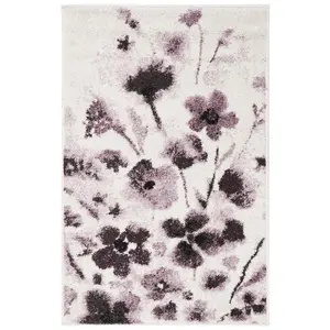 Adirondack, IVORY / PURPLE, 2'-6" X 4', Area Rug, ADR127L-24