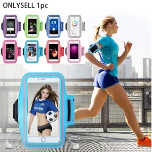Adjustable Sports Arm Band, Running Fitness Phone Arm Bag, Outdoor Sports Accessories for Women & Men, Trail Running
