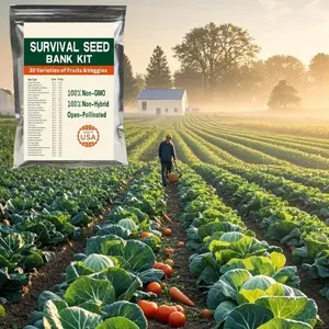 30,000 Non-GMO Heirloom Vegetable Seeds – 30 Variety Pack for Urban Gardening, Balcony Planters, and Small Space Growers
