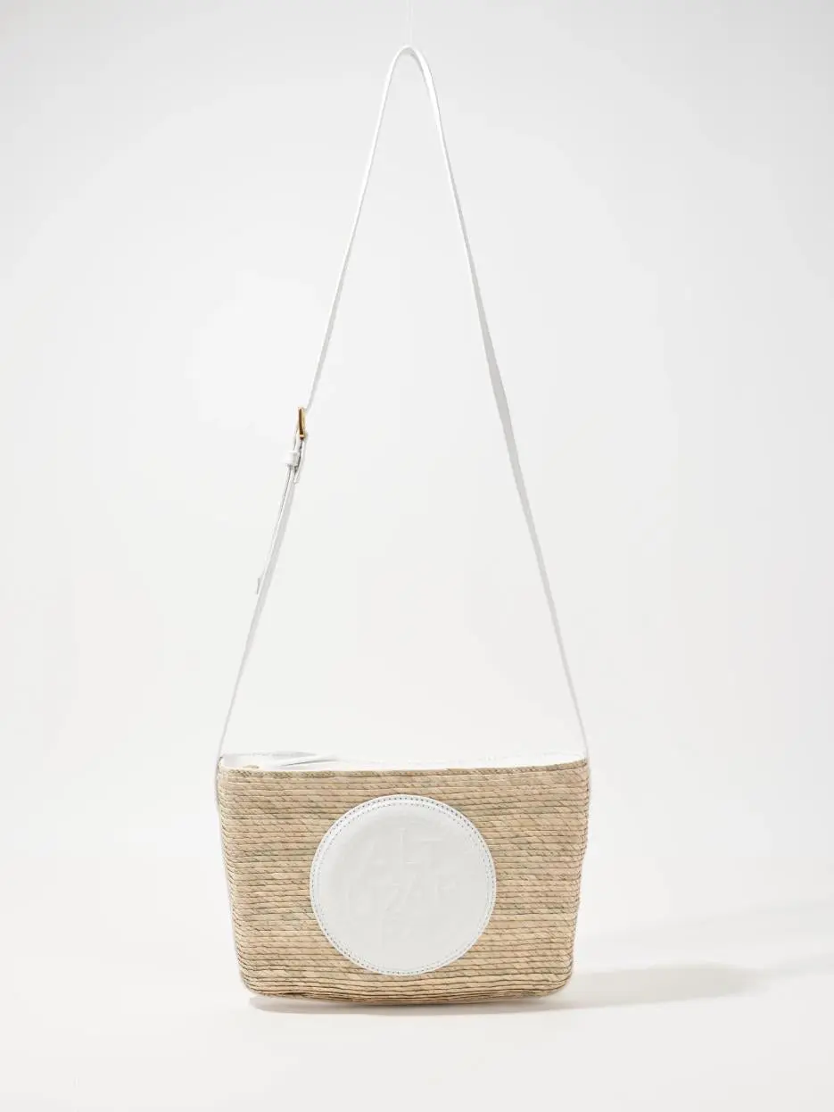 Altuzarra - Medallion Front Crossbody Bag - Natural White
