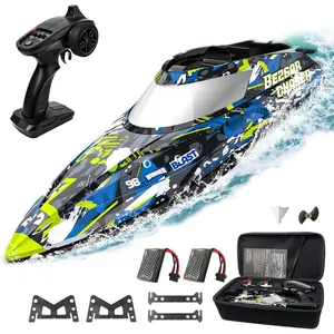 TX123 Remote Control Boats  Fast Speed RC Boat 32+ KPH with A Portable Suitcase for Lakes & Pools & Salt Water, Summer Toys for Adults and Ideal Gifts for Kids Boys Age 6 7 812 Years Old