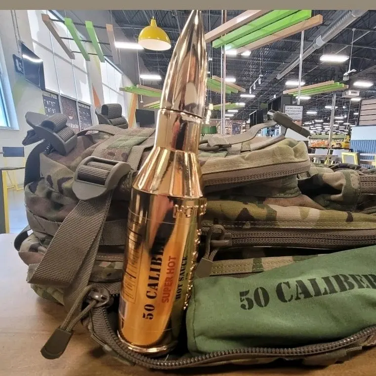 50 Caliber Hot Sauce - Super Hot Flavor Bottle