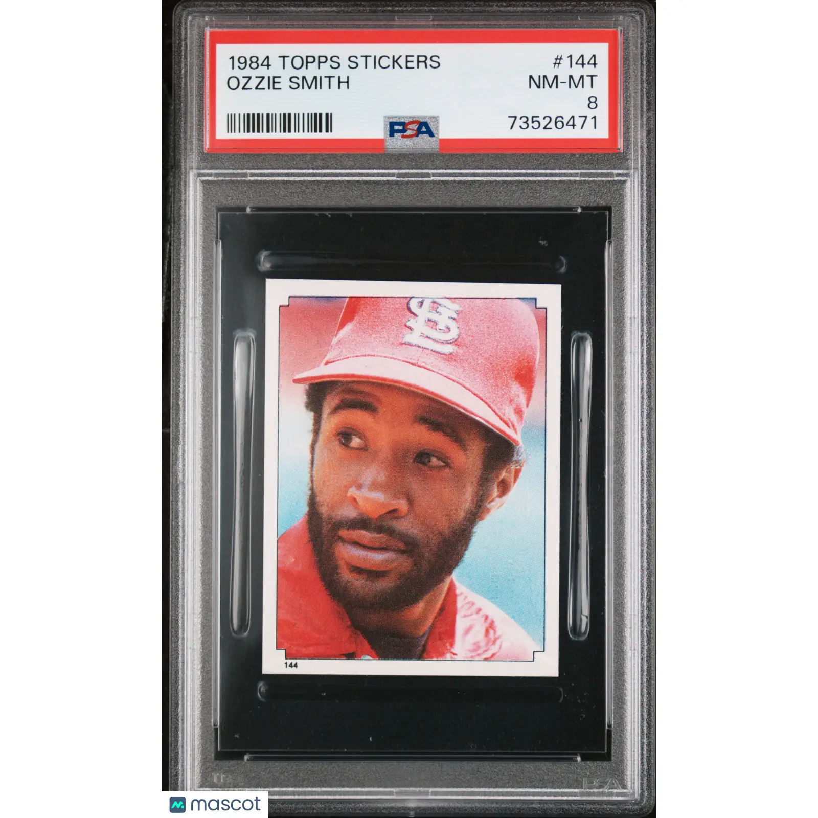 Ozzie Smith PSA 1984 Topps Stickers Baseball #144 8 73526471