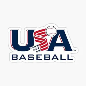 USA Baseball Logo V Sticker  Graphic for Auto, Wall, Laptop, Cell, Truck  Windows, Cars, Trucks