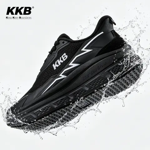 KKB Women's Low Top Round Toe Breathable Rubber Shoes - Lightweight, Waterproof, Antimicrobial, Non-Slip Work Casual Trainers for Food Service Chefs