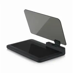 Car HUD Reflective Film with Phone Mount, Anti-Ghost High-Definition Display, GPS Navigation Projection Screen, Clear Night Visibility Head-Up Display