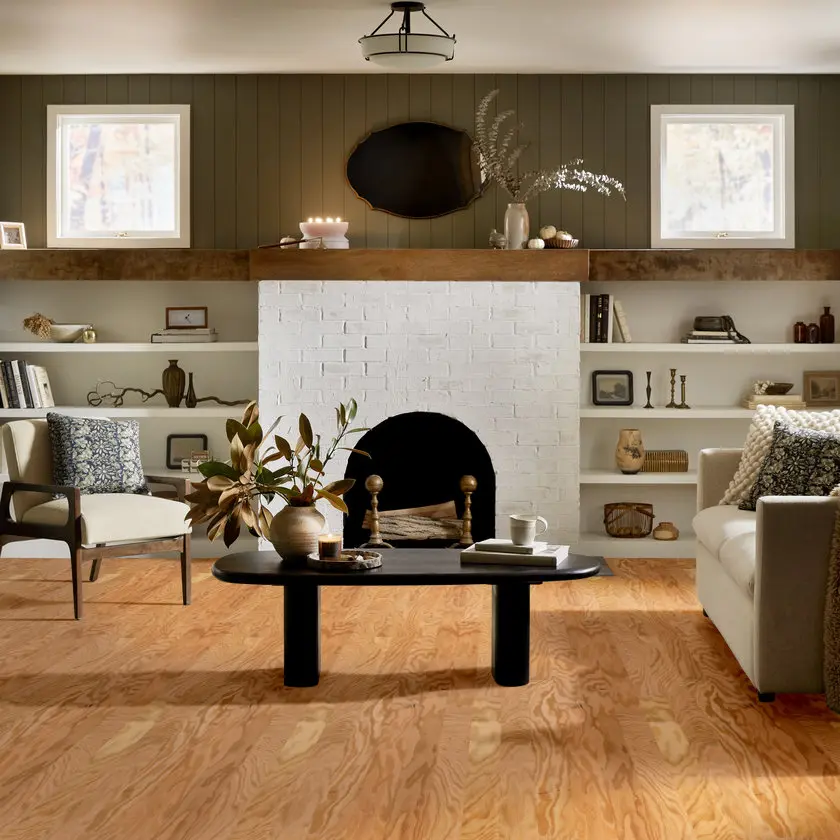 Albright Oak Wood Hardwood Wall Trim - 3.25 in Prefinished Floor Planks, Home Improvement Building Supplies for Roofing & Flooring Projects