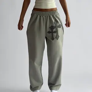 Moonlight Distressed Double Cross Sweatpants